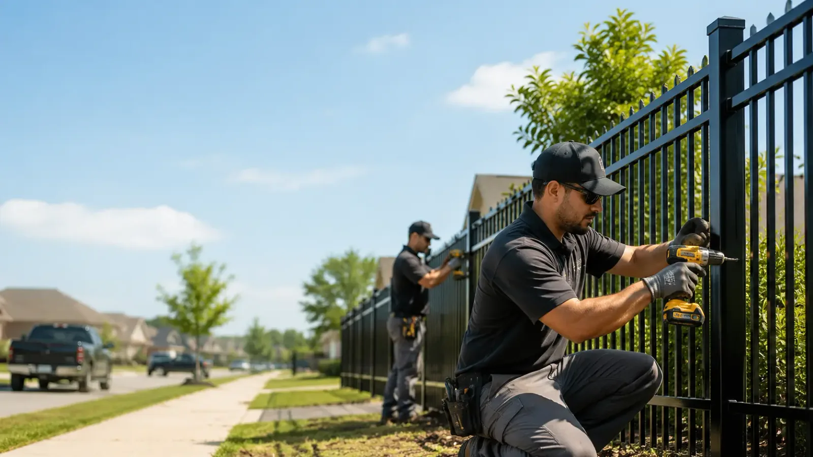 Metal Fence Installation in Boynton, OK